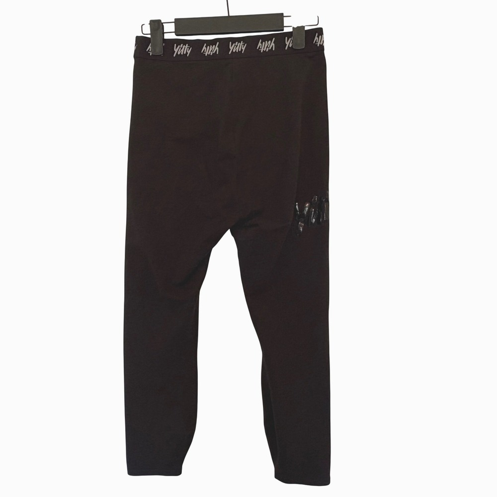 Yitty by Lizzo Black High Waisted Logo Waistbandā Leggings XS Athleisure